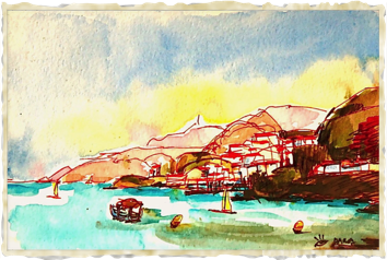 City by the see

watercolour

2008